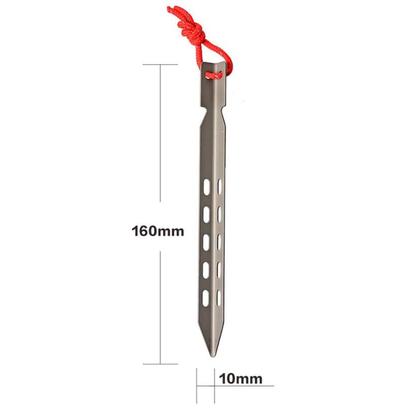 Titanium Tent Pegs Camping V Tent Stakes - Bosetitanium