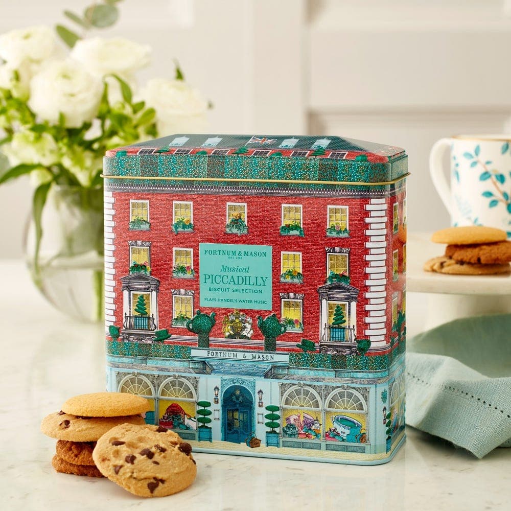 Fortnum & Mason Musical Piccadilly Biscuit Selection Tin, 300g Food ...