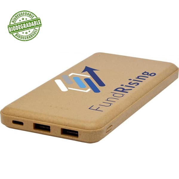 Branded Biodegradable Power Bank | Min Order 25 Units