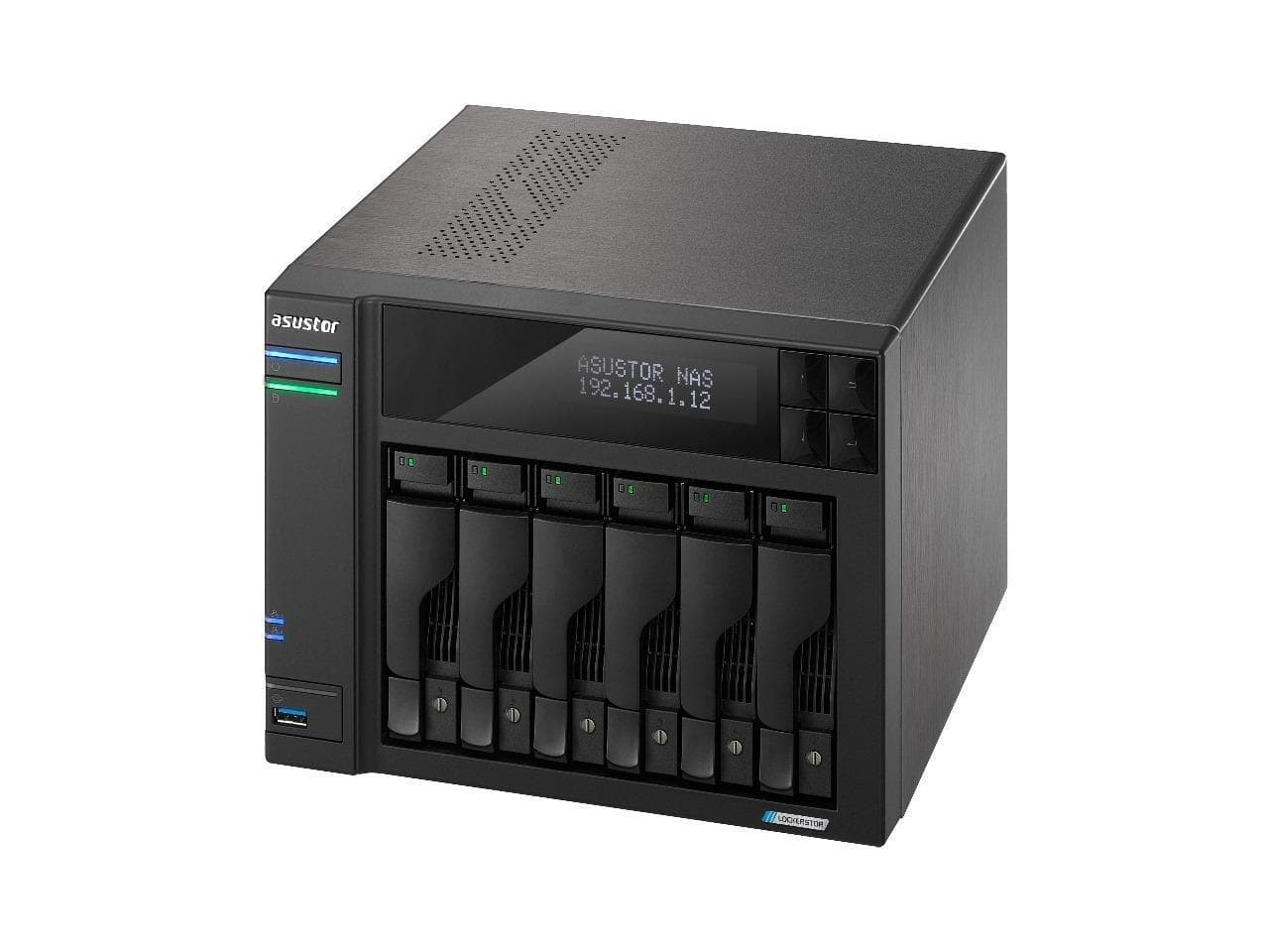 Asustor AS6706T Lockerstor 6 Gen2,4Bay NAS,Quad-Core 2.0GHz CPU,Dual 2 ...