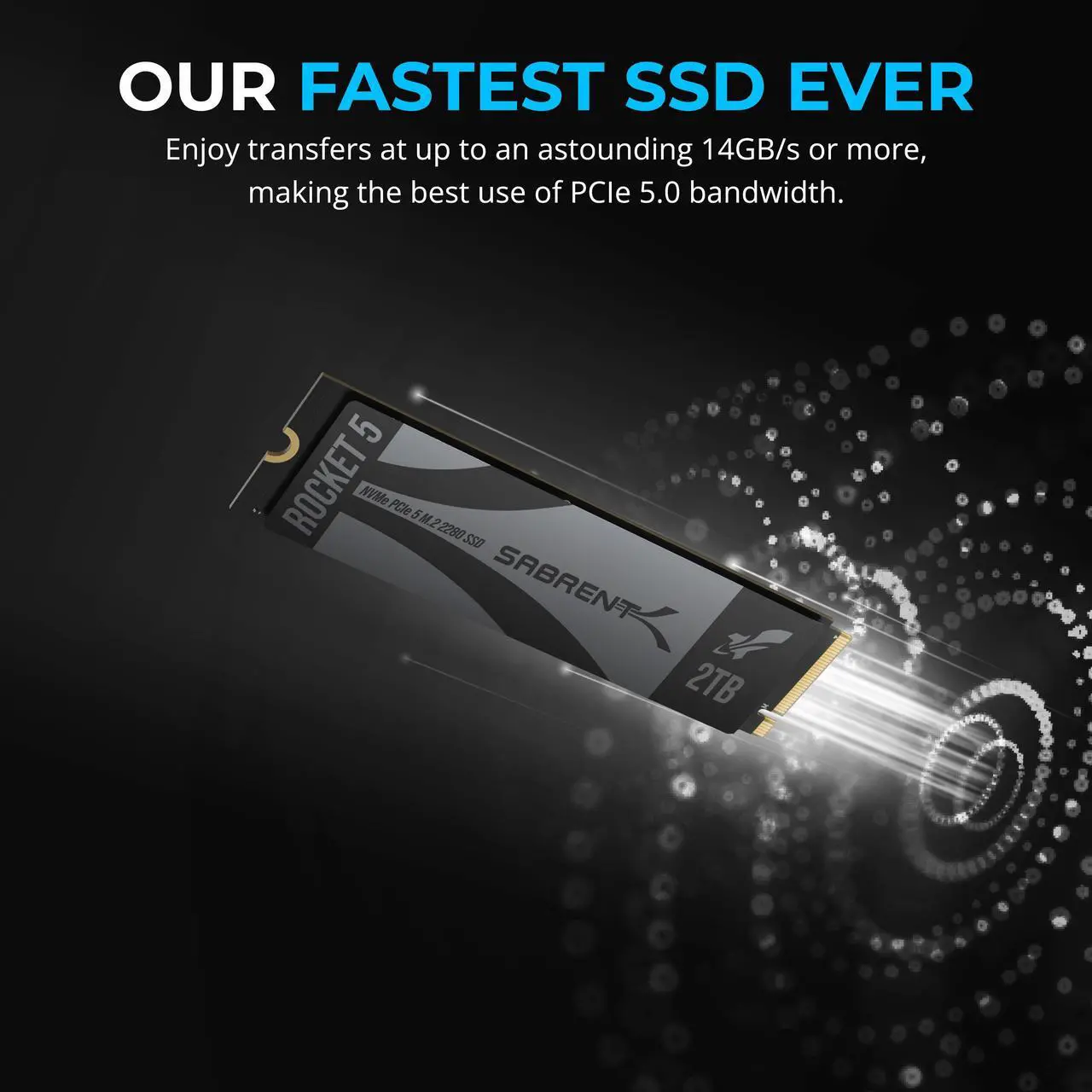 SABRENT Rocket 5 2TB Advanced Performance Internal M.2 PCIe GEN 5 14GB ...