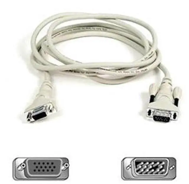 Belkin F2N025B06 5.91 ft. Pro Series VGA Monitor Extension Cable ...
