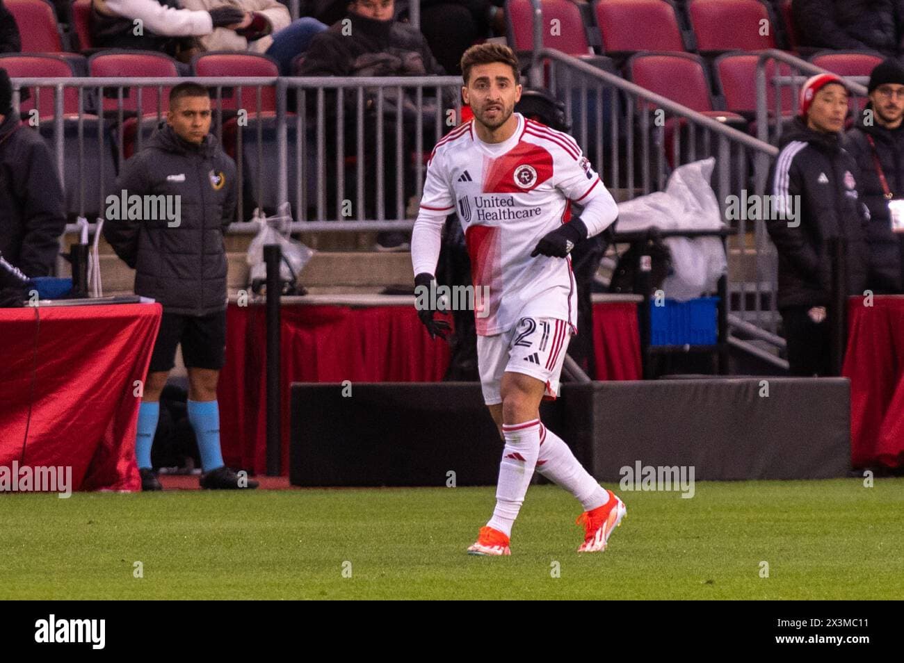 Toronto, ON, Canada - April 20, 2024: Jack Panayotou #22 midfielder of ...