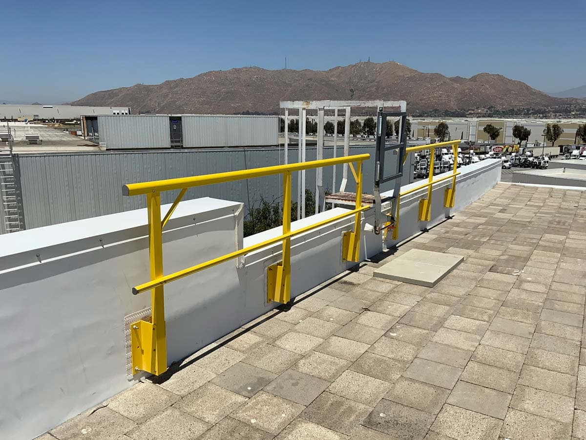 Aluminum Fixed Side Mounted Guardrails – CAI Safety Systems, Inc.
