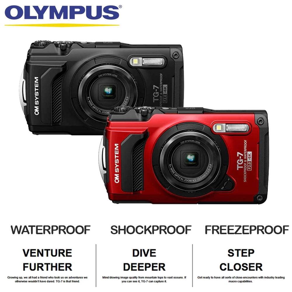 Olympus OM SYSTEM Tough TG-7 TG7 Digital Camera | Camera2u Malaysia Top ...