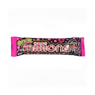 Sour Strawberry Millions Tubes | British Candy | UK