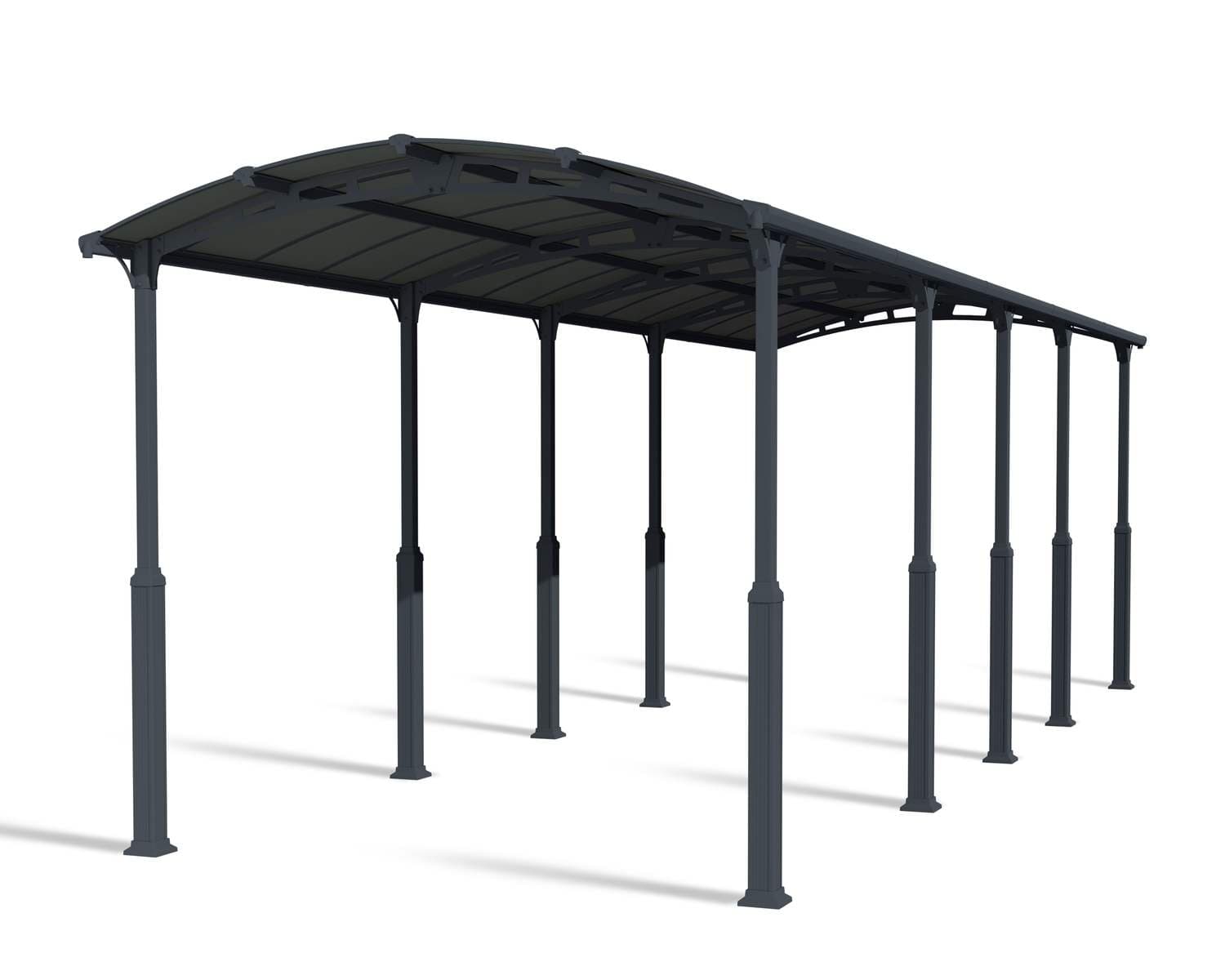 Alpine 12 x 35 ft. (3.6m x 10.6m) Carport - Canopia UK