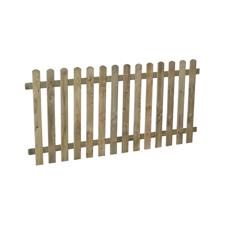 Forest Garden Pressure Treated Heavy Duty Pale Fence Panel 6' x 3 ...