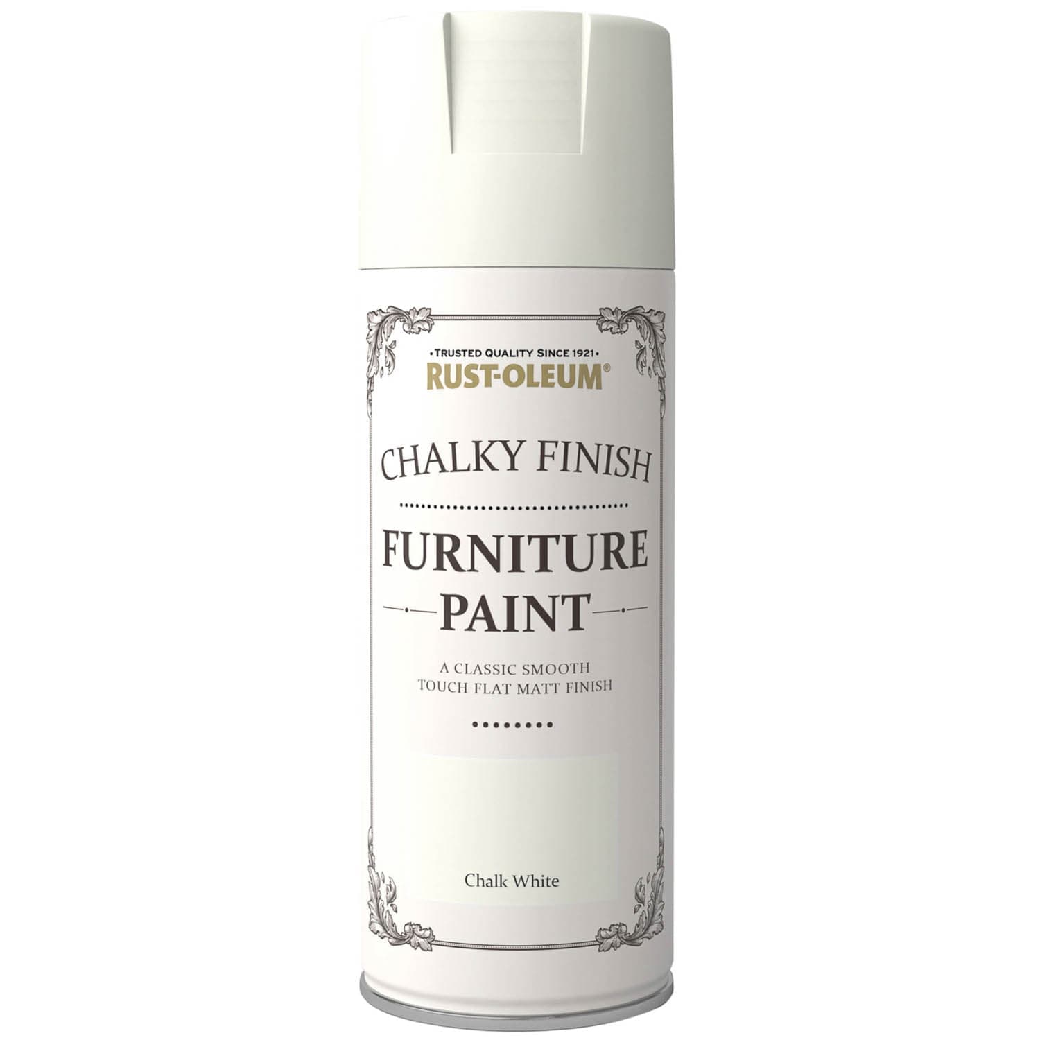 Rust-Oleum Chalky Furniture Spray Paint - Chalk White | Paint - B&M
