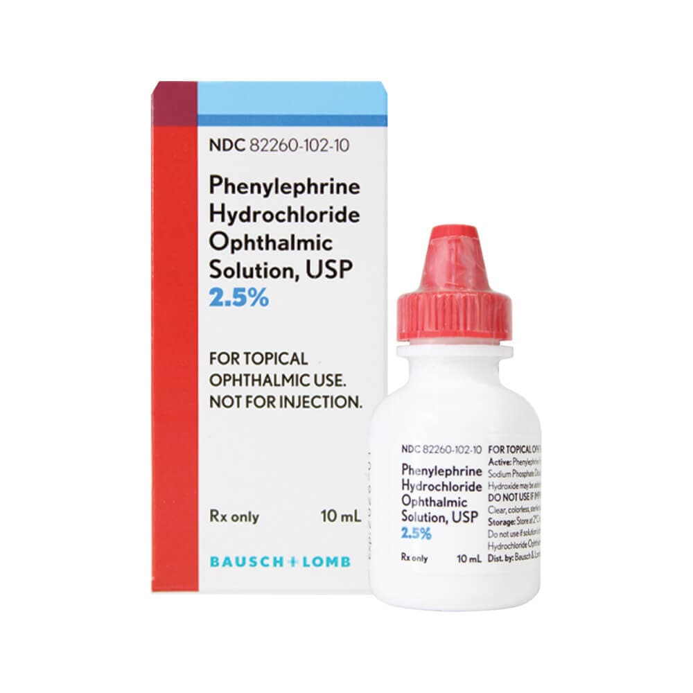 Phenylephrine HCl 2.5% Ophthalmic Solution 10mL | Bernell Eye Drops