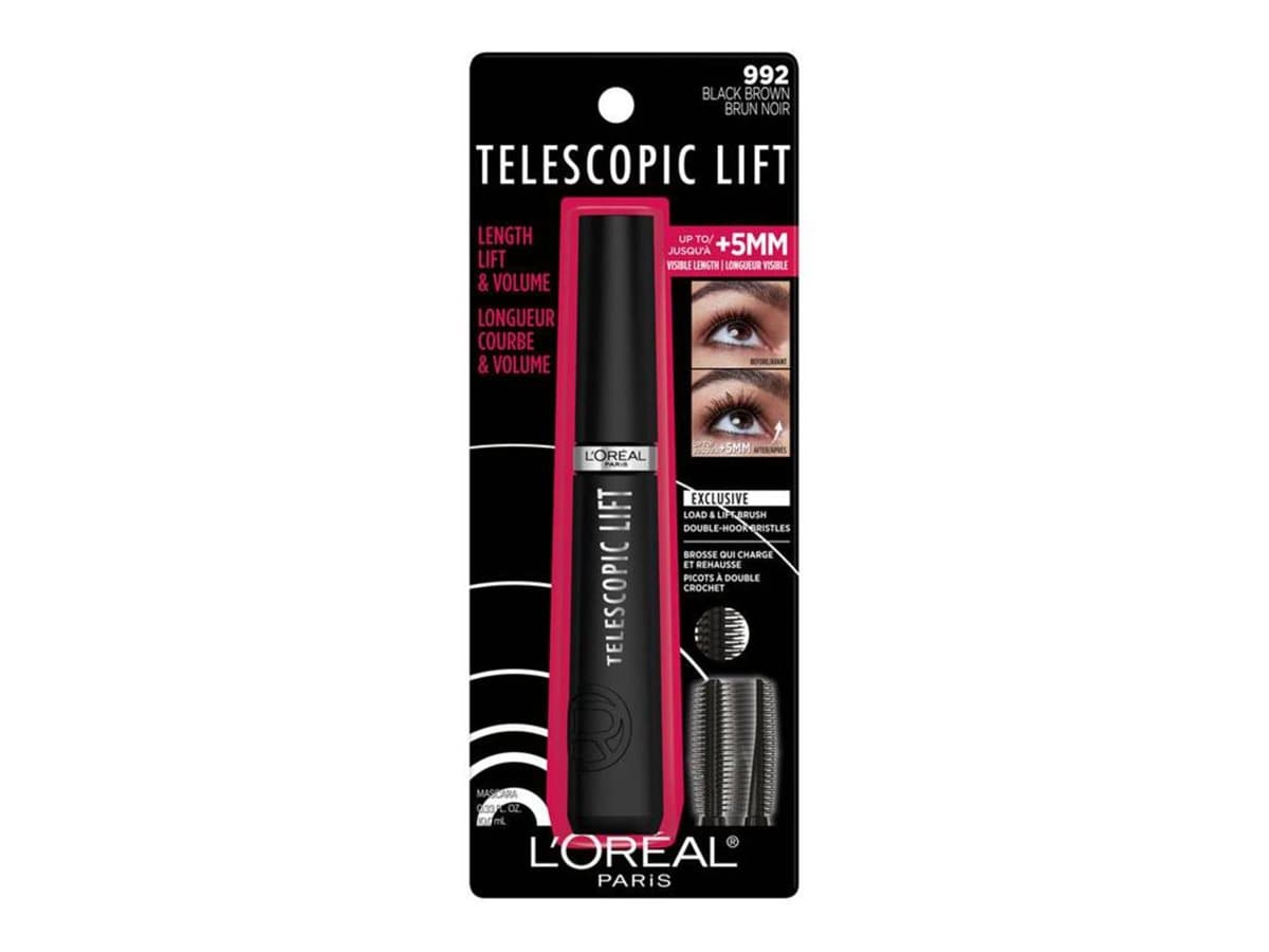 L'Oreal Paris Telescopic Lift Mascara - Black Brown (992)
