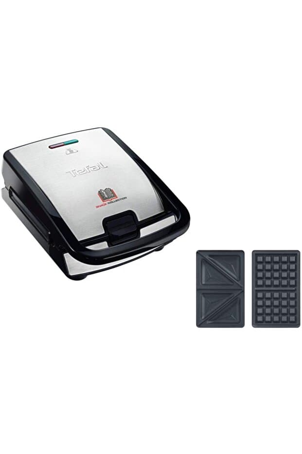 TEFAL Sw852d Snack Collection Waffle Makinesi Ve Sandviç Makinesi, 700 ...