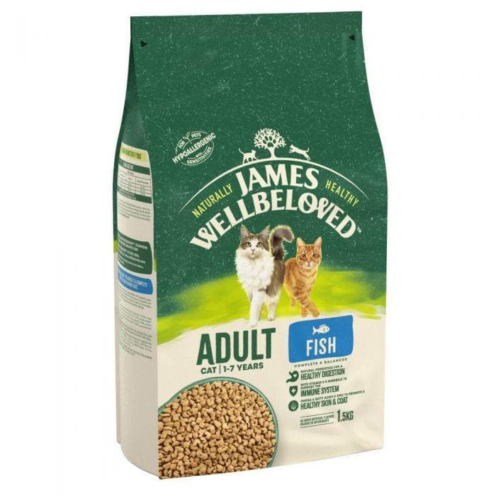 James Wellbeloved Adult Cat with Fish and Rice 4kg