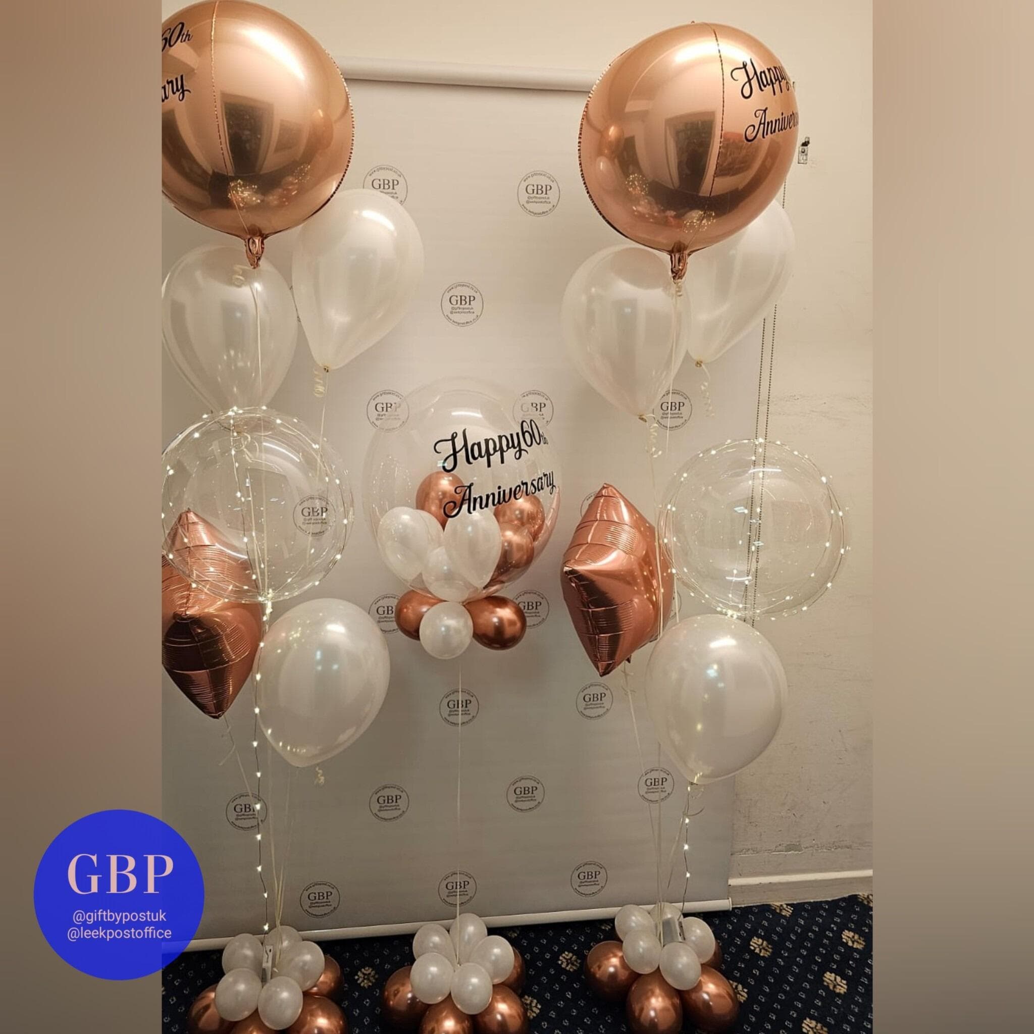 LED Helium Balloon Bouquet - Bespoke Design 1