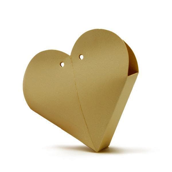 Heart Favour Box - Gold
