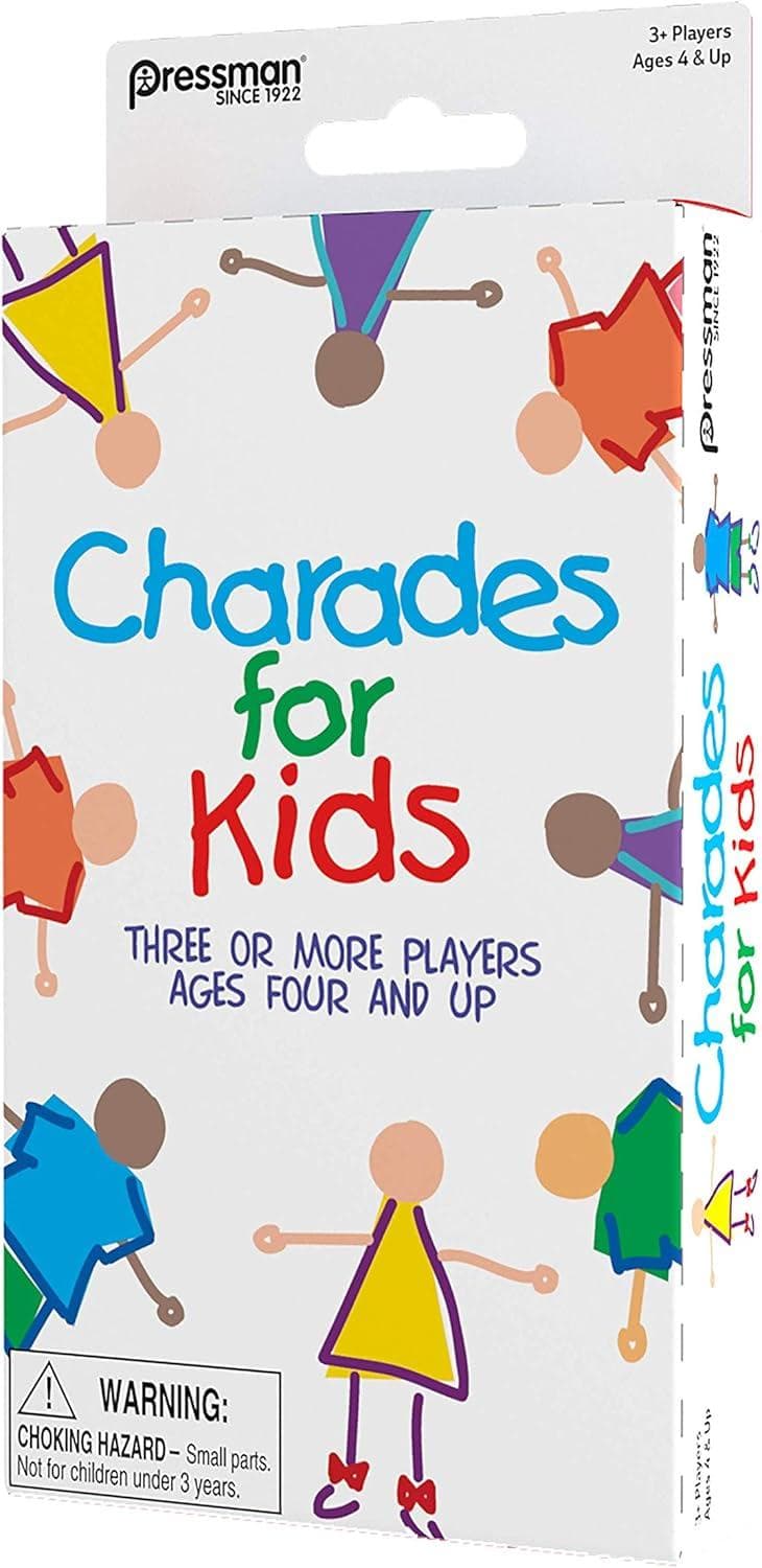 Pressman Charades for Kids Peggable – No Reading Required Family Game ...