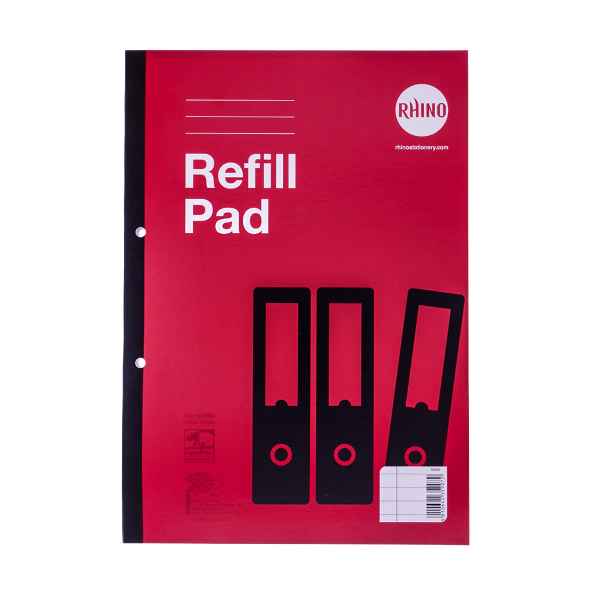 Black N Red Bold Line A4 Refill Pad