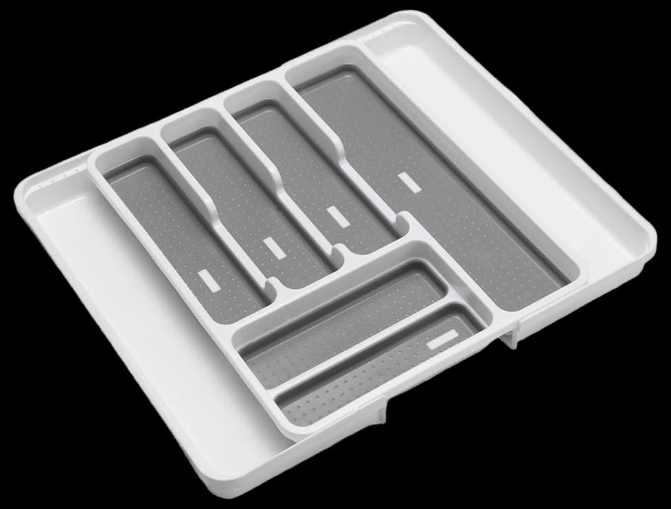 Amazon.com: Addis Expandable Drawer Organiser Cutlery Utensil Tray with ...