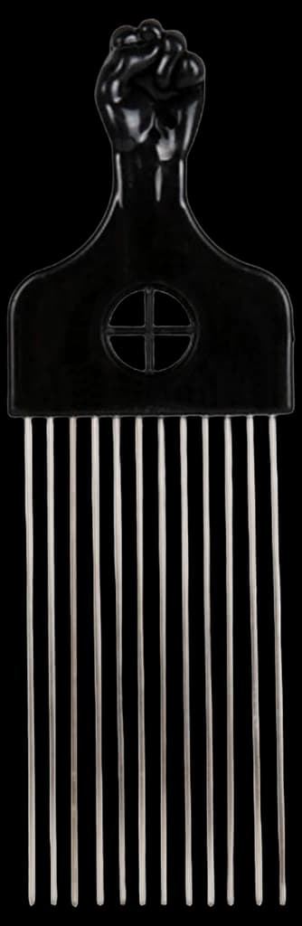 Anself 3Pcs Afro Combs, Professional Metal African American Hair Comb ...