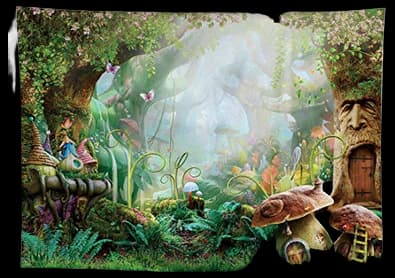 Allenjoy Enchanted Garden Photography Background