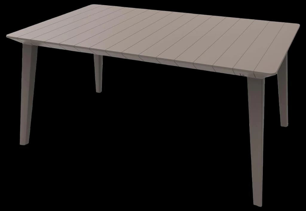 Keter Allibert Lima 160 Outdoor Garden Furniture Dining Table ...