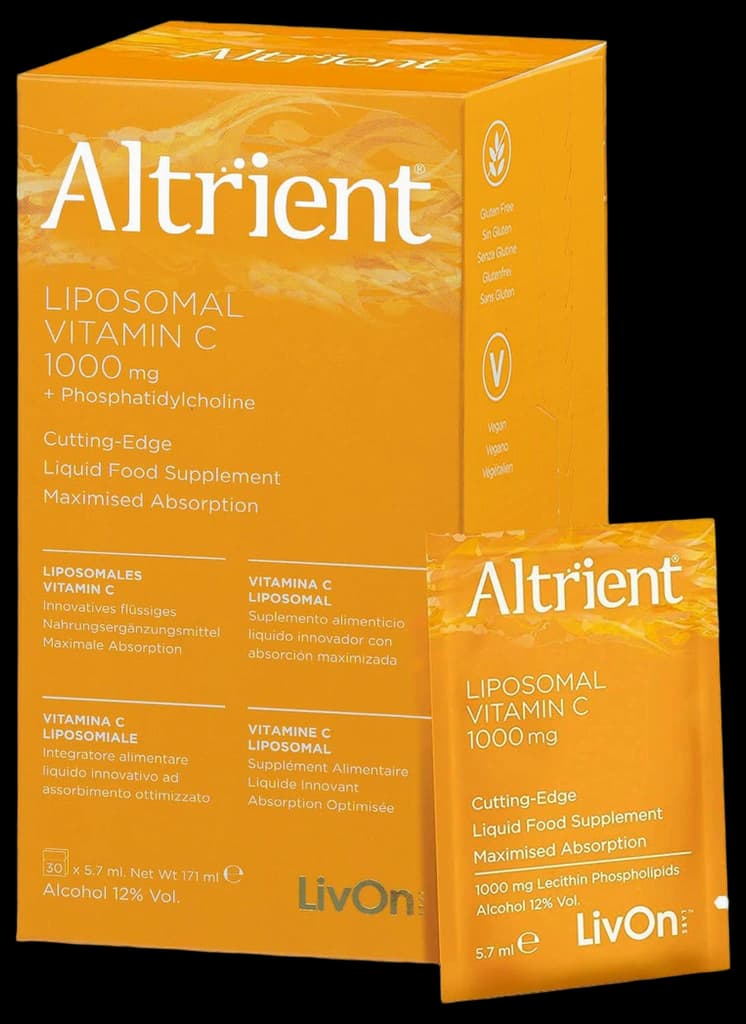 Altrient Liposomal Vitamin C | 1000 mg High Absorption Liquid Sachets ...