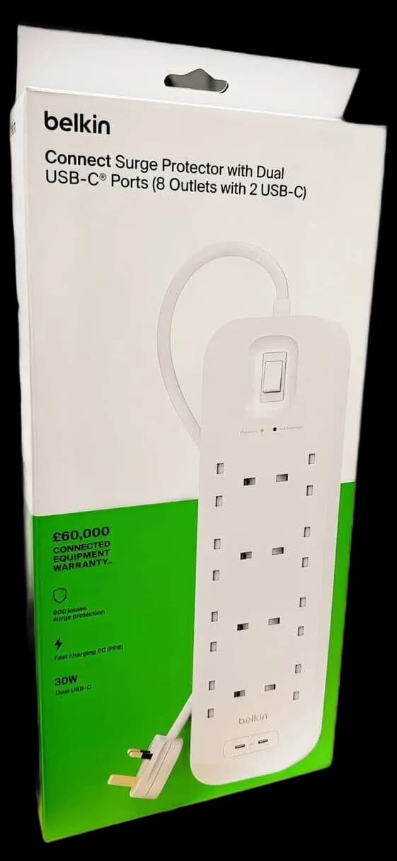 2.4 Amp USB Charging 8-outlet Surge Protection Strip | Belkin AU
