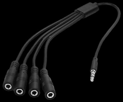 Amazon.com: Belkin Rockstar 5-Jack Multi Headphone Audio Splitter ...