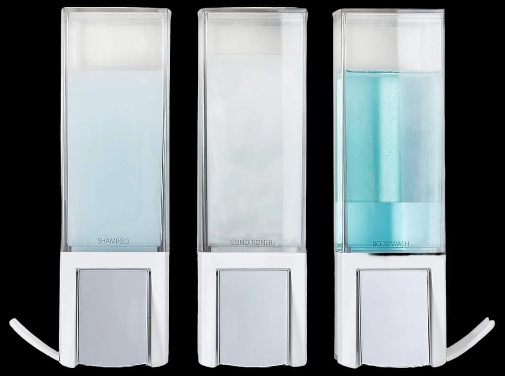 Amazon.com: Better Living Products Clever Triple Shower Dispenser 3 ...