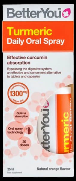 Turmeric Oral Spray (Curcumin), BetterYou, 25 ml