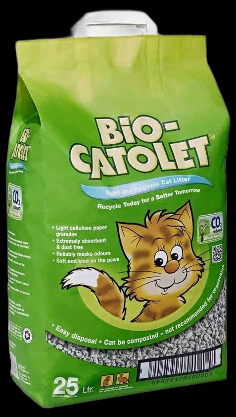 Bio Catolet Paper Cat Litter 25 Litre | Dobbies Garden Centres