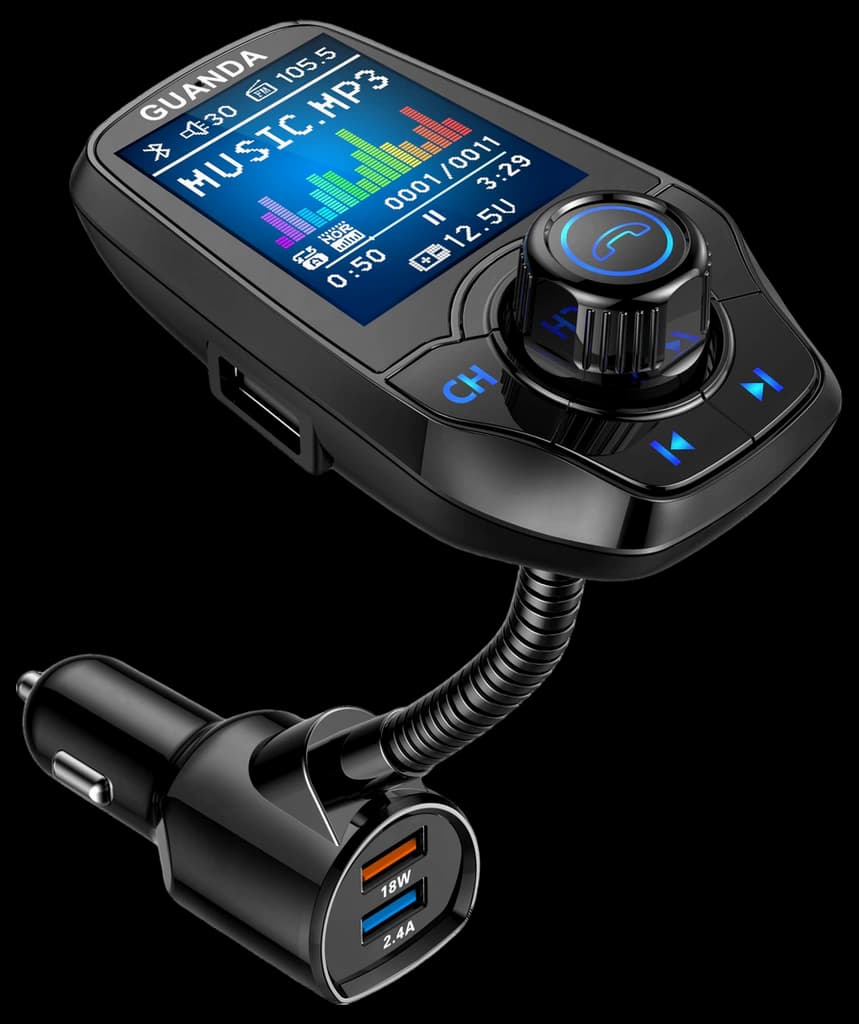 Bovon Bluetooth Fm Transmitter Auto Radio Adapter