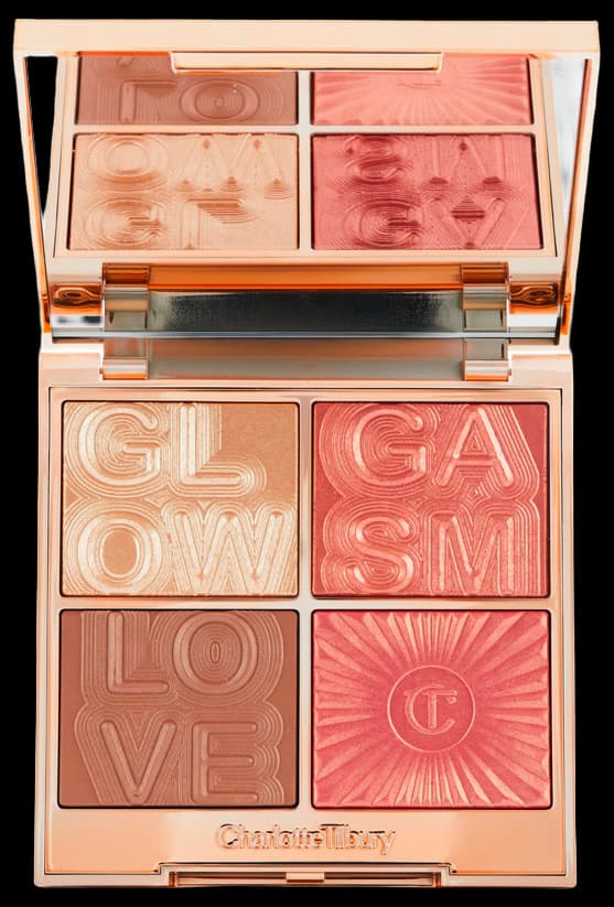 Charlotte Tilbury Lovegasm Glowgasm Face Palette Review & Swatches