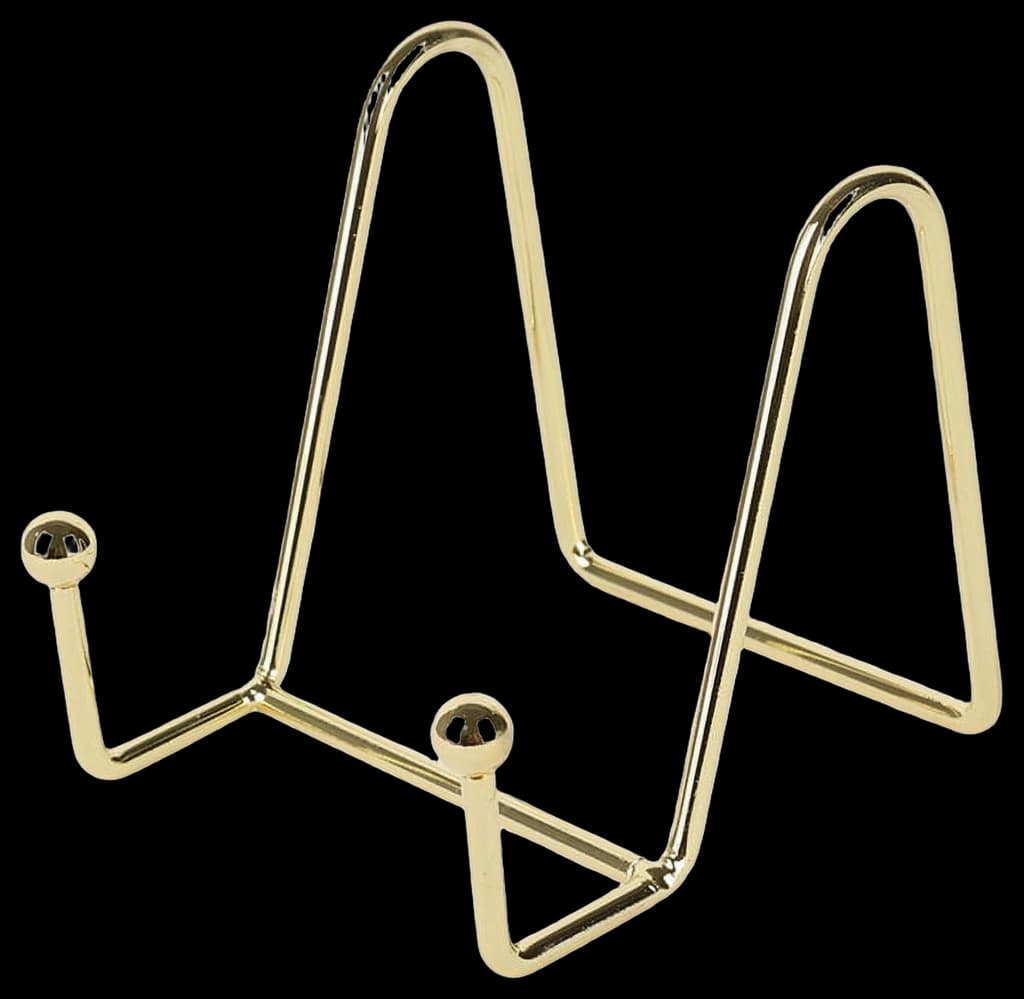 Darice Gold Metal Plate Stand