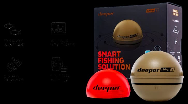 Amazon.com: Deeper Chirp 2 Sonar - Portable Fish Finder and Depth ...