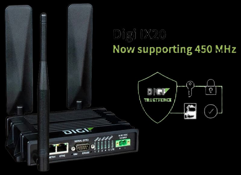 Digi IX20 4G LTE 路由器 | Digi International