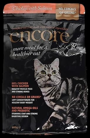 Encore Complete and Grain Free Adult Dry Cat Food, Chicken and Salmon ...