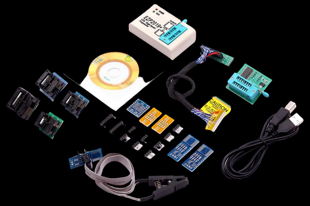 EPROM Programmer Kit High-Speed USB SPI BIOS Flasher Flash Programming ...
