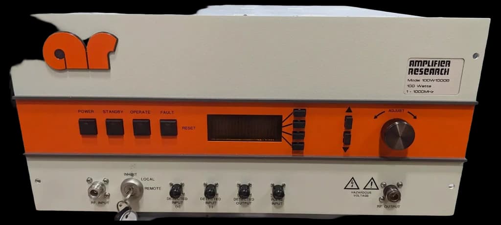 Rent or Buy Amplifier Research 100A250 RF Amplifier, 10 kHz - 250 MHz, 100W