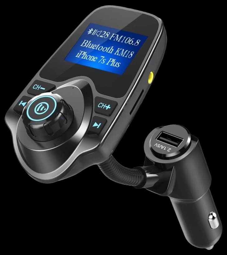 KM18 In-Car Bluetooth FM Transmitter - Nulaxy
