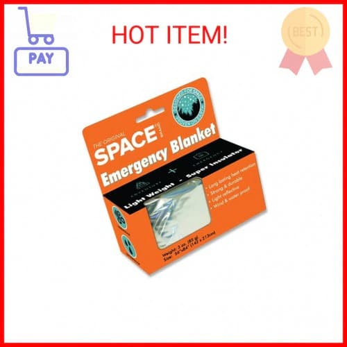 Grabber Outdoors The Original Space Brand Emergency Survival Blanket ...