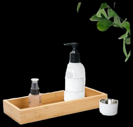 Amazon.com: Bamboo Bathroom Tray, Bathroom Vanity Tray, Bathroom Trays ...