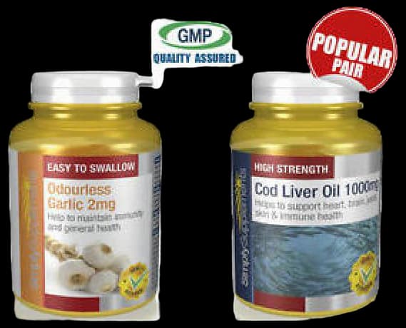 Odourless Garlic 2mg | 360 Tablets | Supports Heart Health ...