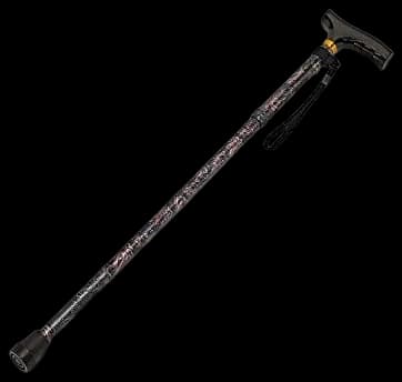 Homecraft Folding Coloured Walking Stick (Extendable 94cm) - Black ...
