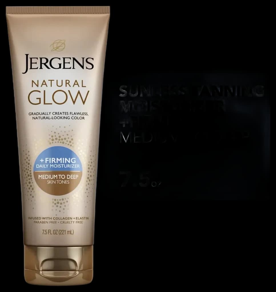 Jergens Natural Glow +Firming Self Tanner Body Lotion, Fair to Medium ...