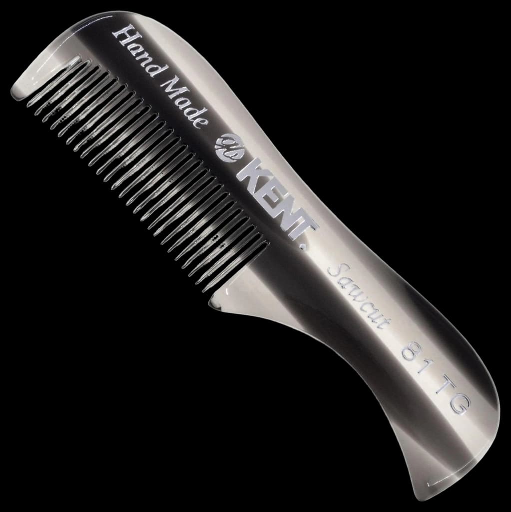 KENT A 81T X-Small Men's Beard Mustache Pocket Comb, Fine Toothed for ...