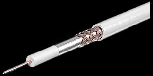 Labgear RG6 Satellite Coaxial Cable 25m Black : Amazon.co.uk