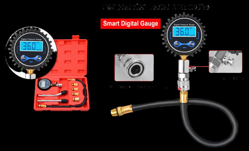 Prokomon Digital Engine Compression Tester; Engine Cylinder Pressure ...