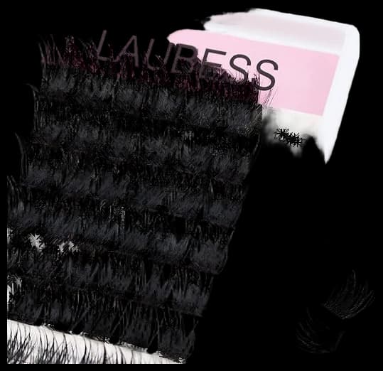 Cluster Lashes Mixed Length Individual Lashes D Curl Lash Clusters ...