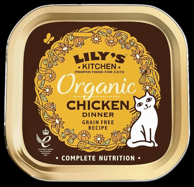 Lily's Kitchen Adult Organic Chicken Dinner Complete Wet Cat Food (19 x ...